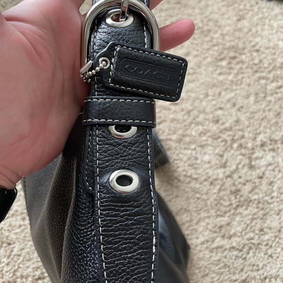 Coach Black Leather Purse - Picture 7 of 9